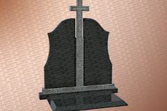 Памятник по индивидуальному заказу с крестом